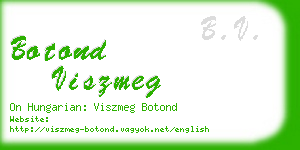 botond viszmeg business card